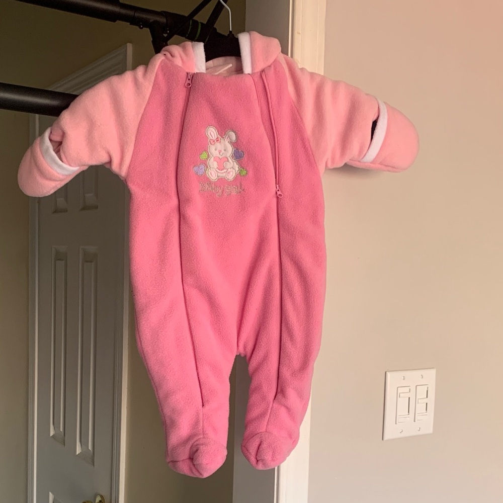 Mon petit pink Bodysuit for baby girl